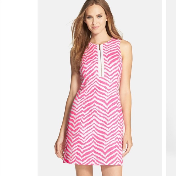 Lilly Pulitzer Dresses & Skirts - Lilly Pulitzer Penelope Shift Dress in Pink Zebra